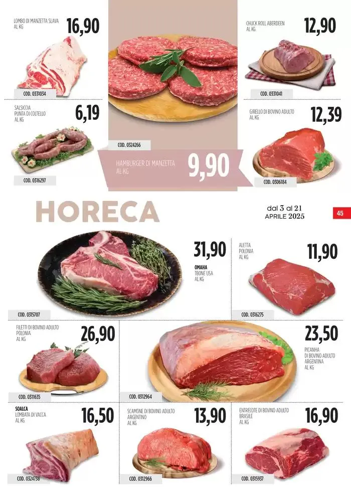 Offerte Carico Cash & Carry da 3 aprile a 21 aprile di 2025 - Pagina del volantino 45