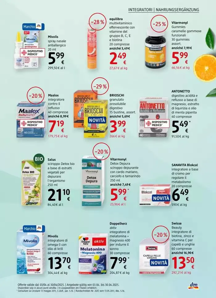 Journal. da 3 aprile a 30 aprile di 2025 - Pagina del volantino 11