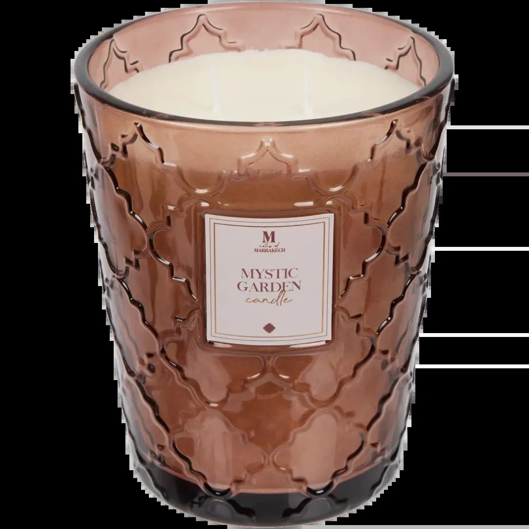 Candela profumata in vetro