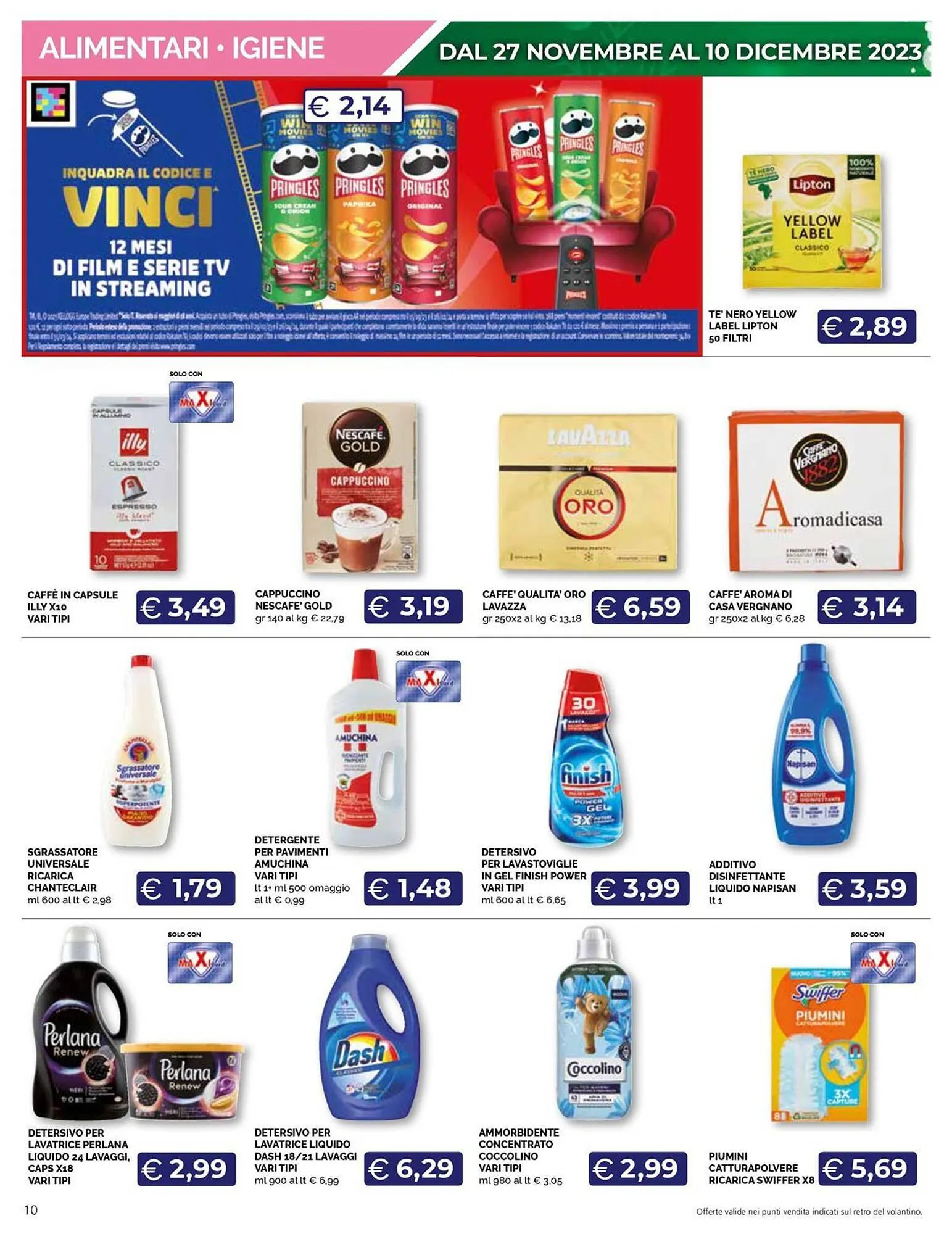 Volantino Maxisconto da 27 novembre a 10 dicembre di 2023 - Pagina del volantino 10