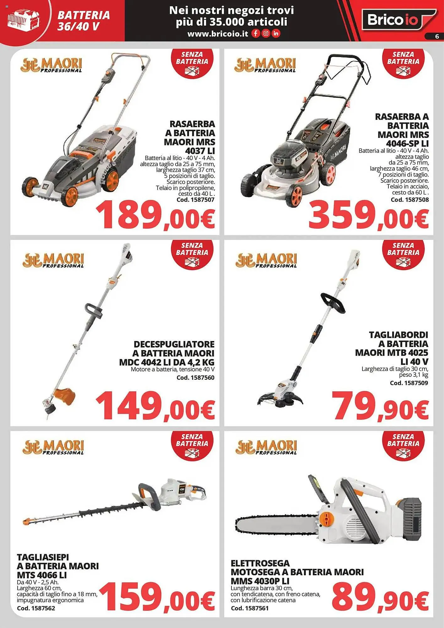 Volantino Brico Io da 30 marzo a 31 agosto di 2026 - Pagina del volantino 6