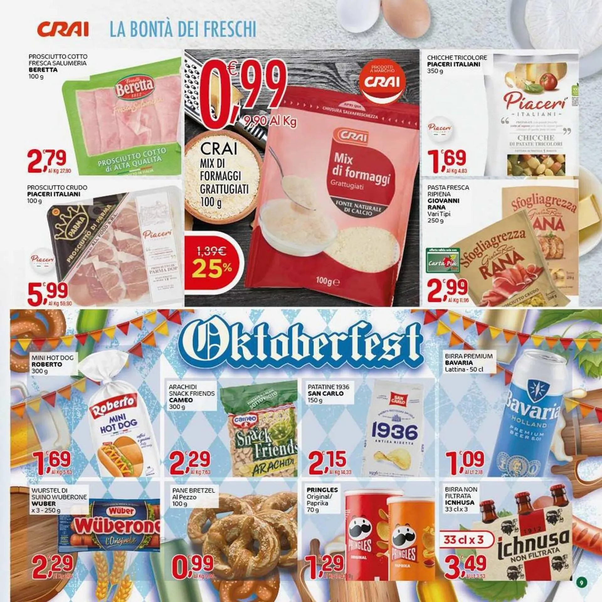 Volantino Crai da 2 ottobre a 15 ottobre di 2025 - Pagina del volantino 9