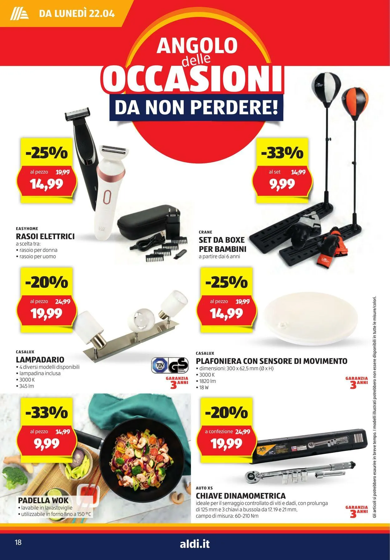 Aldi Volantino attuale da 22 aprile a 28 aprile di 2024 - Pagina del volantino 18
