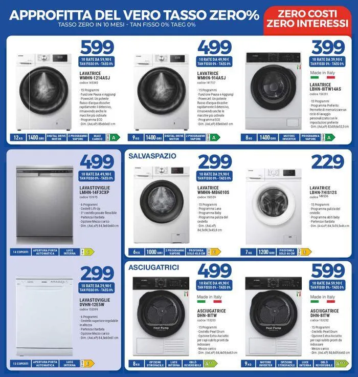 Approfitta del vero tasso zero % da 20 settembre a 17 ottobre di 2024 - Pagina del volantino 9