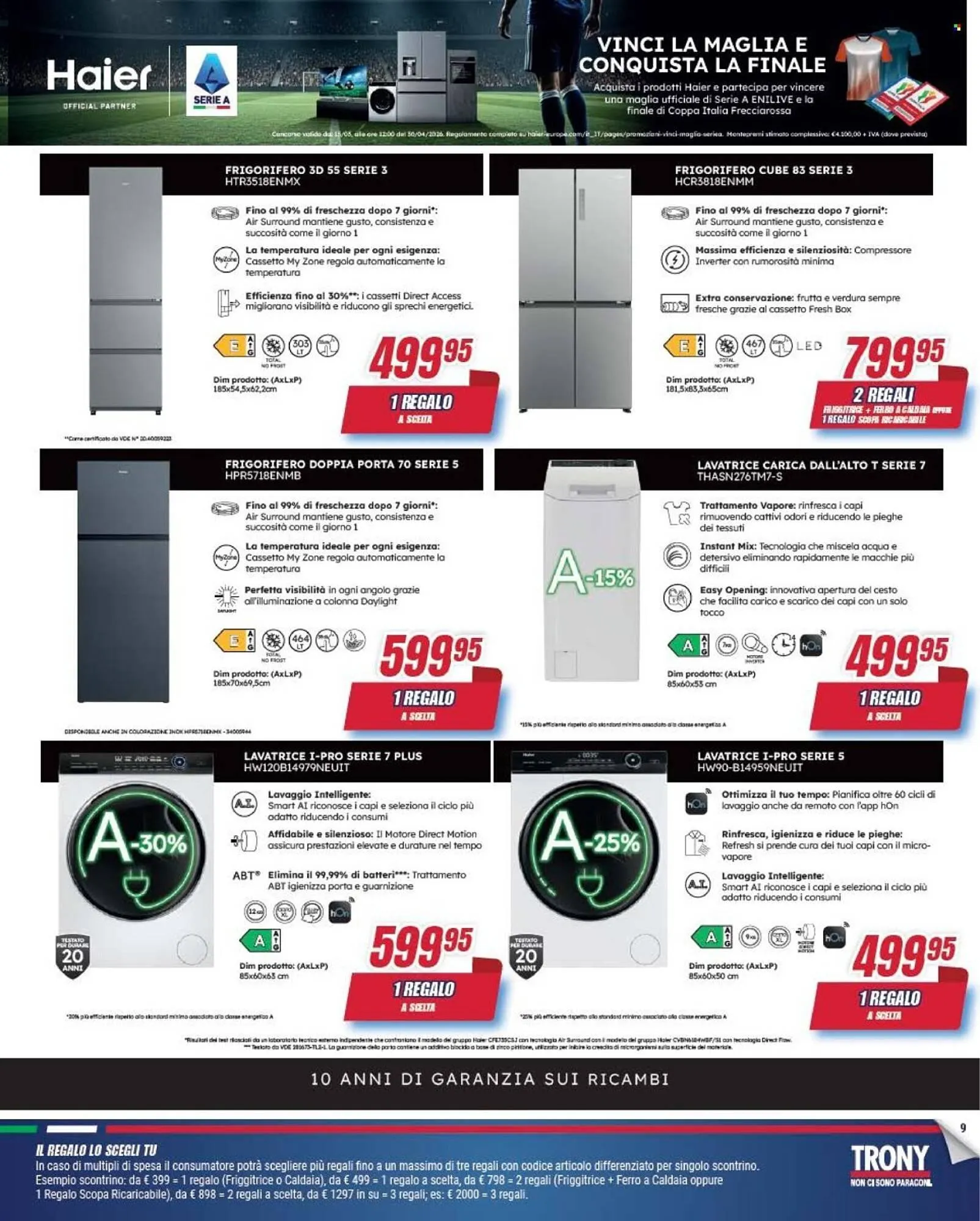 Volantino Trony da 9 aprile a 29 aprile di 2026 - Pagina del volantino 9