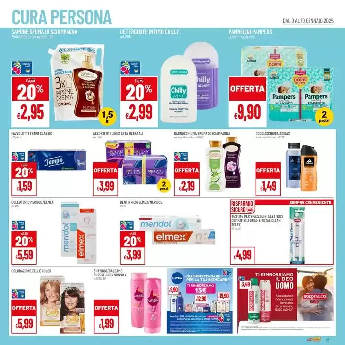 Sottocosto da 9 gennaio a 19 gennaio di 2025 - Pagina del volantino 23