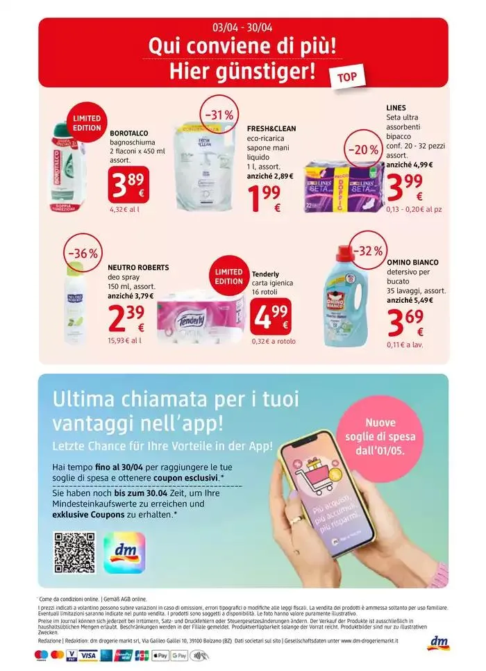 Journal. da 10 aprile a 30 aprile di 2025 - Pagina del volantino 8