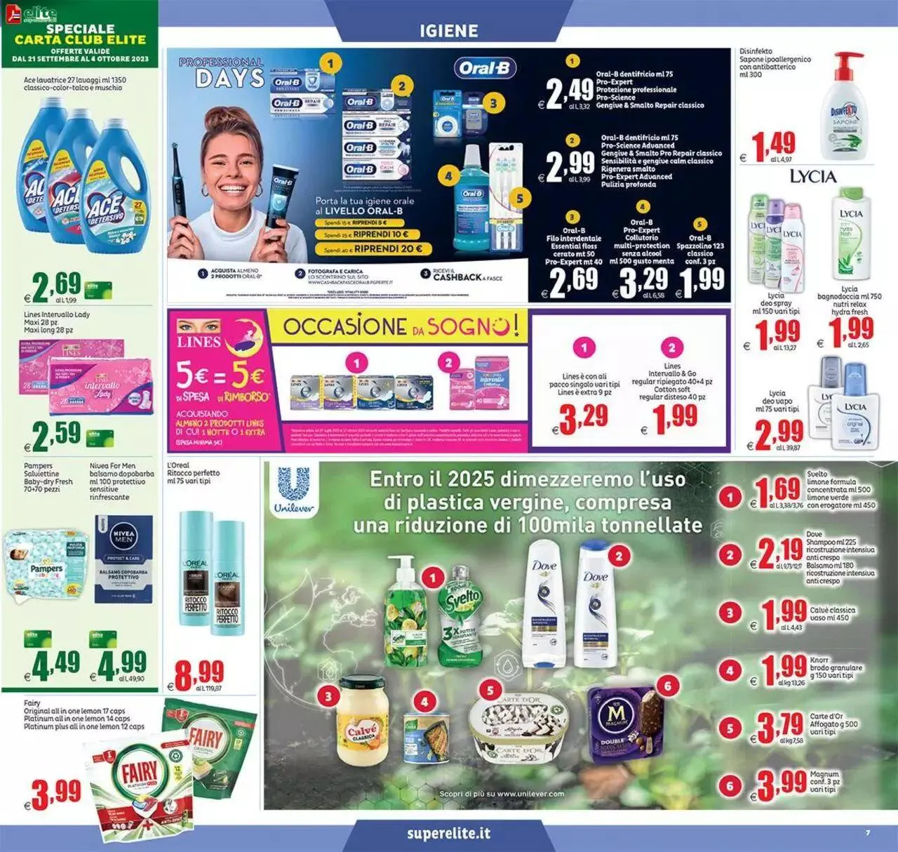 Volantino Elite Supermercati da 21 settembre a 1 ottobre di 2023 - Pagina del volantino 7
