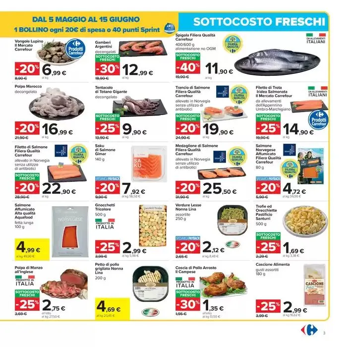 Sottocosto freschi da 16 maggio a 28 maggio di 2025 - Pagina del volantino 3