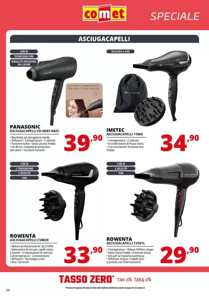 Speciale Piccoli Elettrodomestici da Comet! da 3 aprile a 16 aprile di 2025 - Pagina del volantino 24