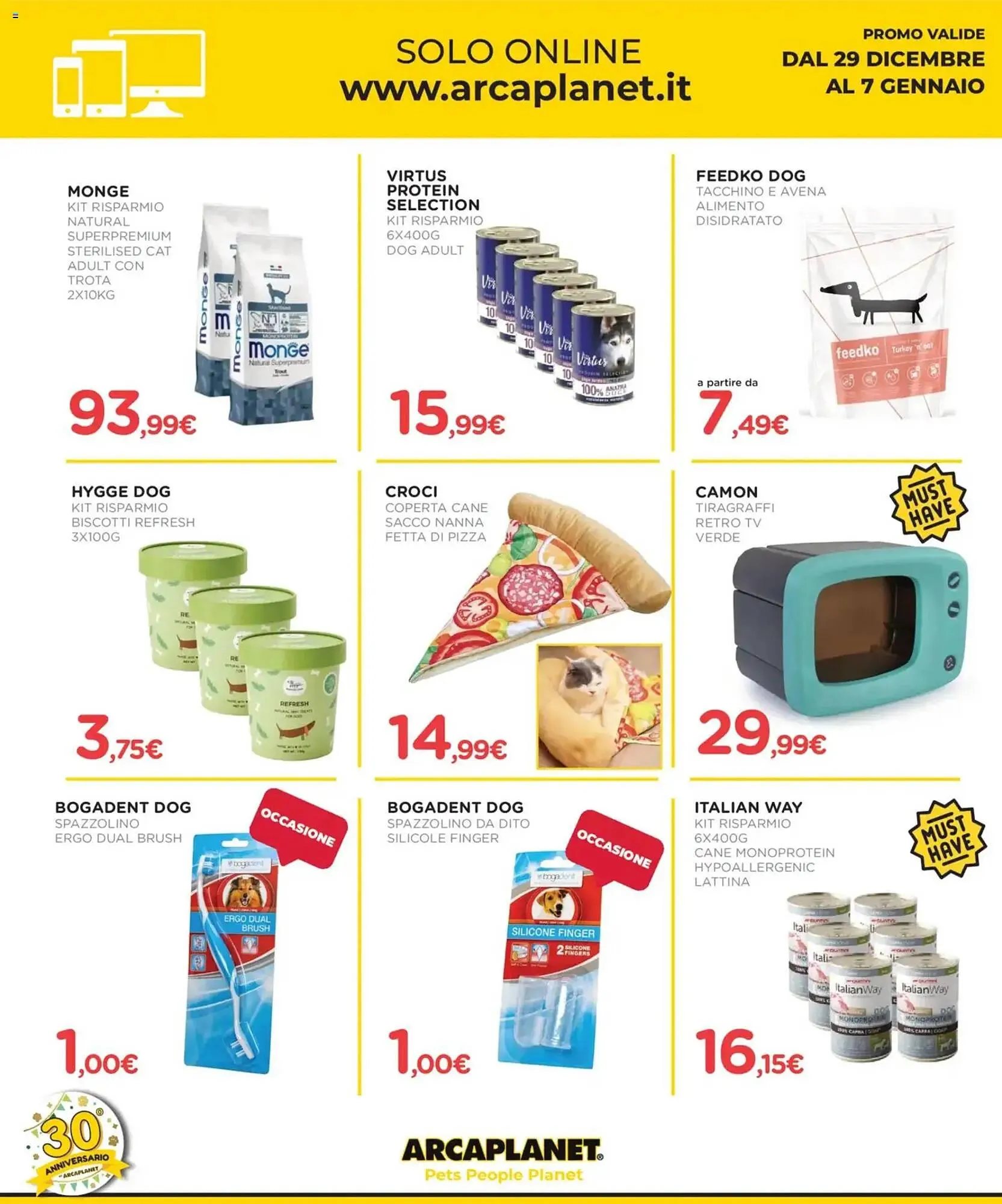 Volantino Arcaplanet da 29 dicembre a 7 gennaio di 2026 - Pagina del volantino 22