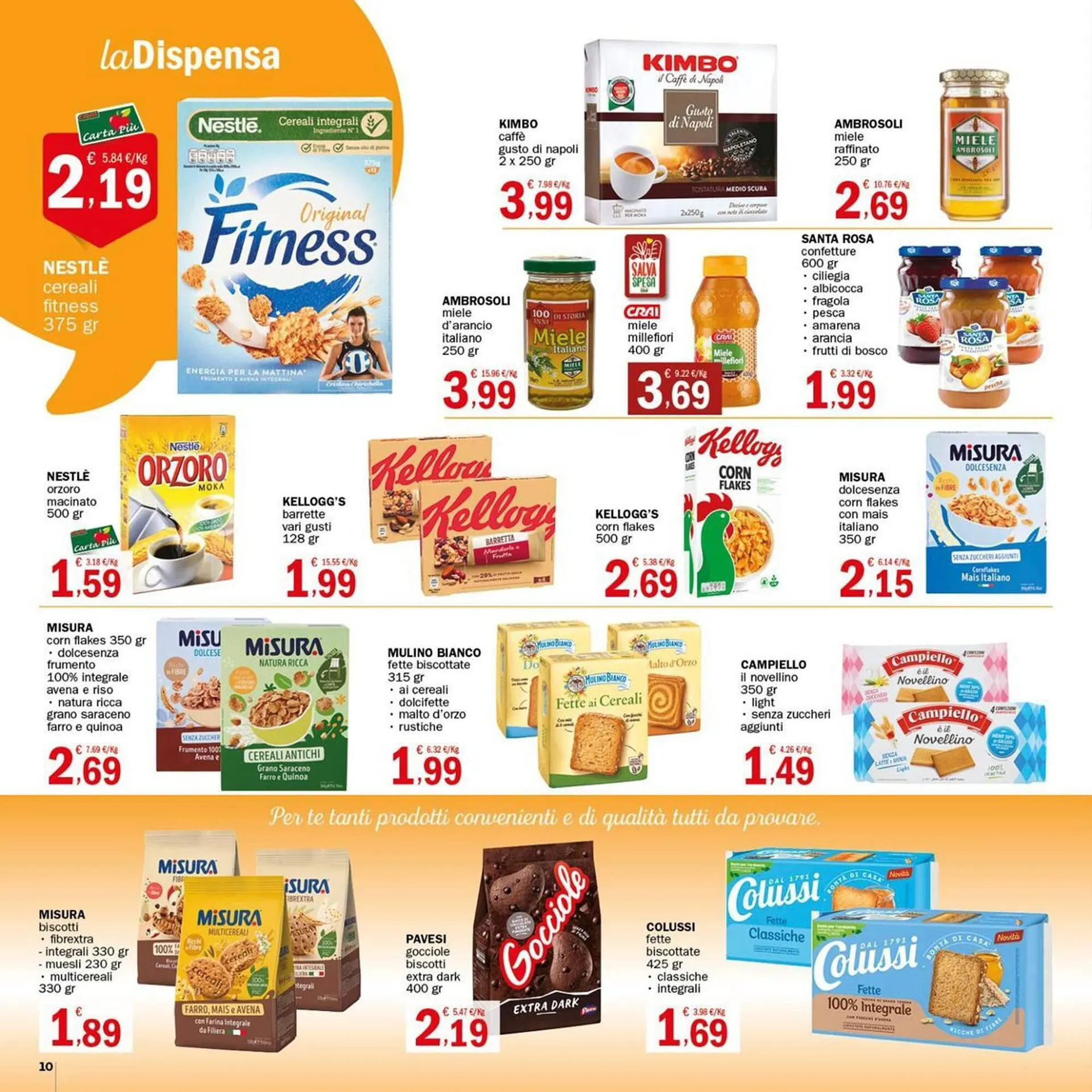 Volantino Crai da 3 aprile a 17 aprile di 2024 - Pagina del volantino 10