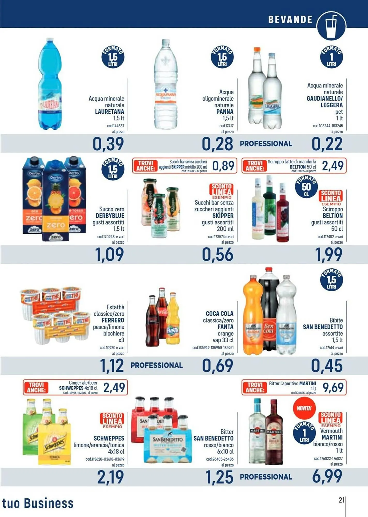 Volantino Talento Professional Store da 2 giugno a 15 giugno di 2025 - Pagina del volantino 21