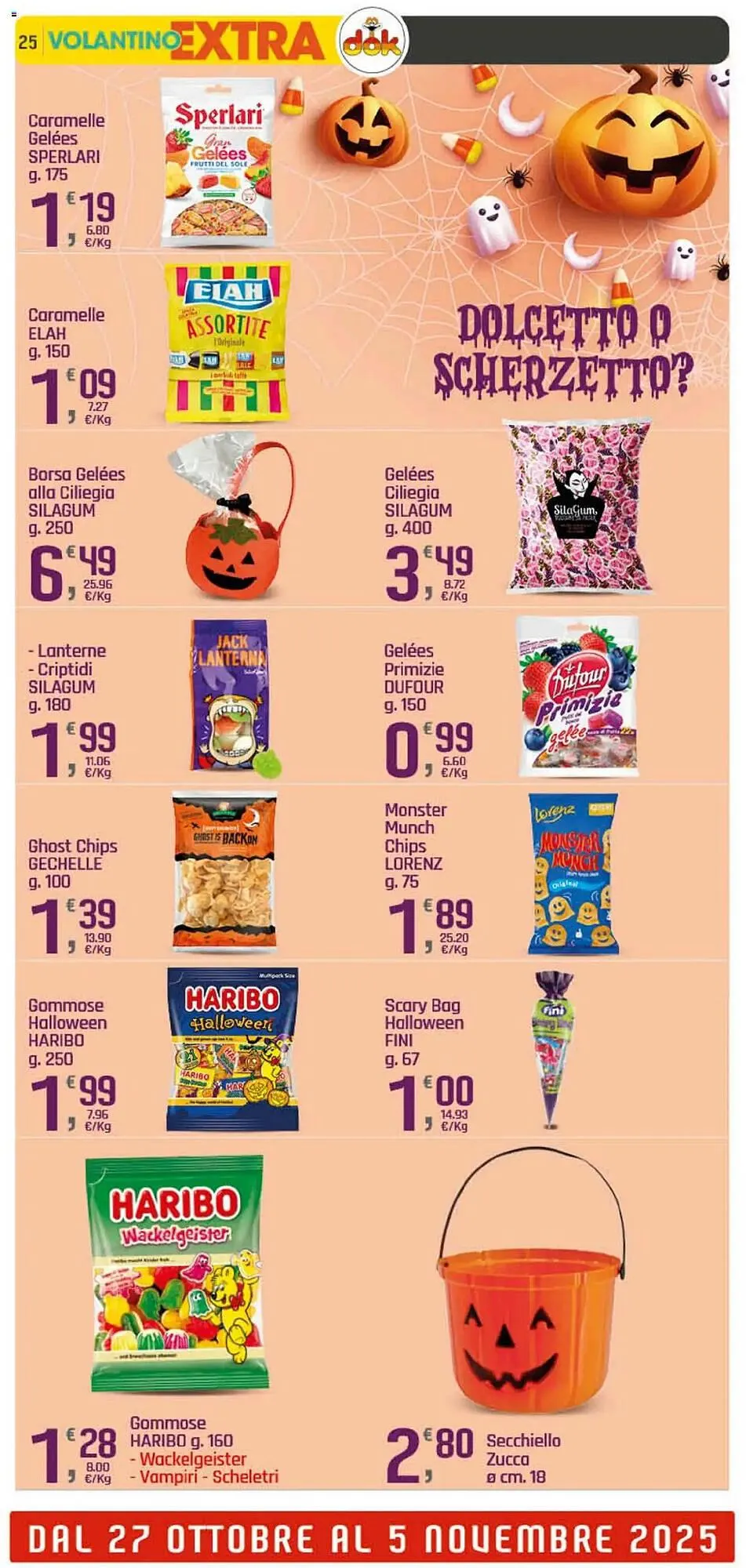 Volantino Supermercati Dok da 23 ottobre a 5 novembre di 2025 - Pagina del volantino 25