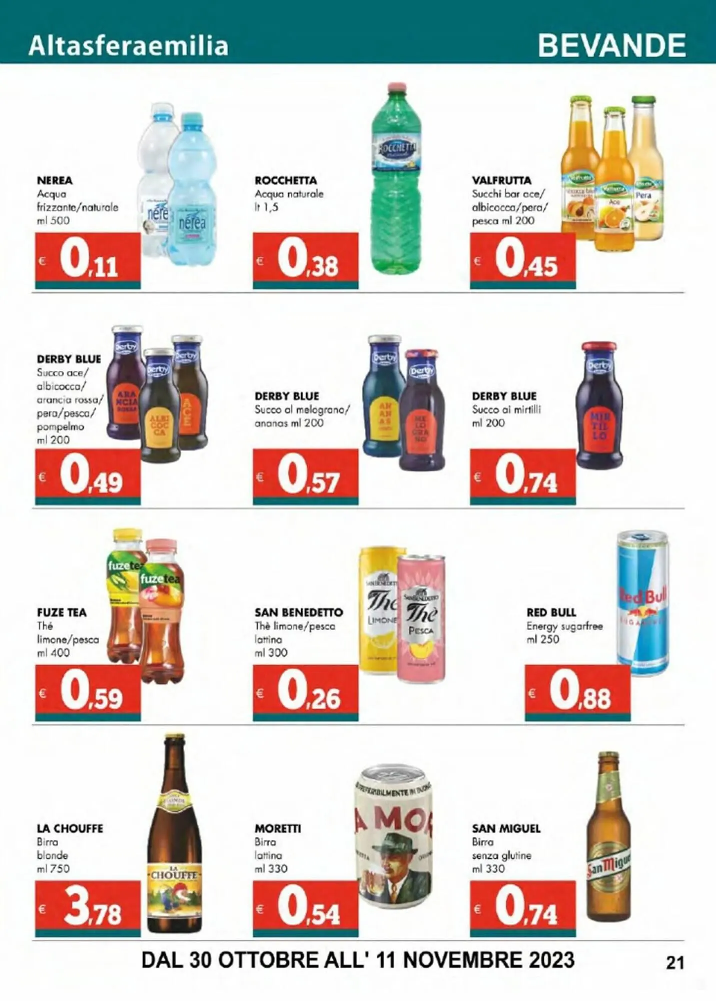 Volantino Altasfera da 30 ottobre a 11 novembre di 2023 - Pagina del volantino 21