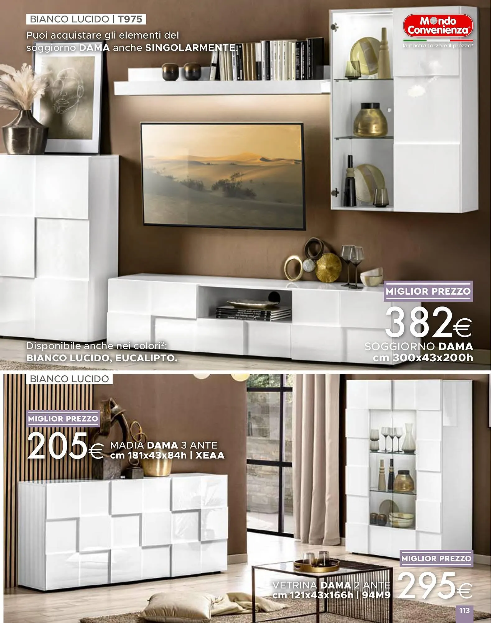 Volantino Mondo Convenienza da 1 aprile a 1 settembre di 2024 - Pagina del volantino 113