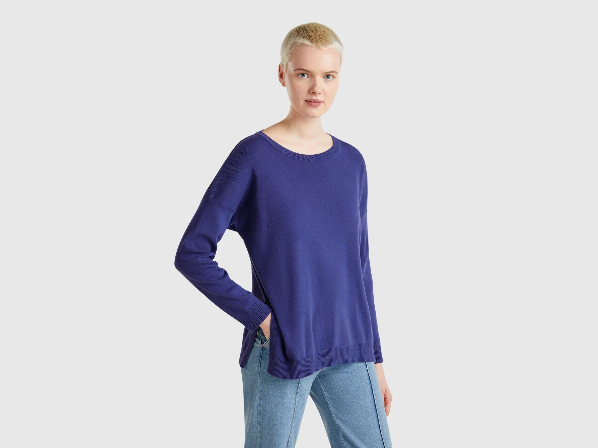 Maglia in cotone over fit