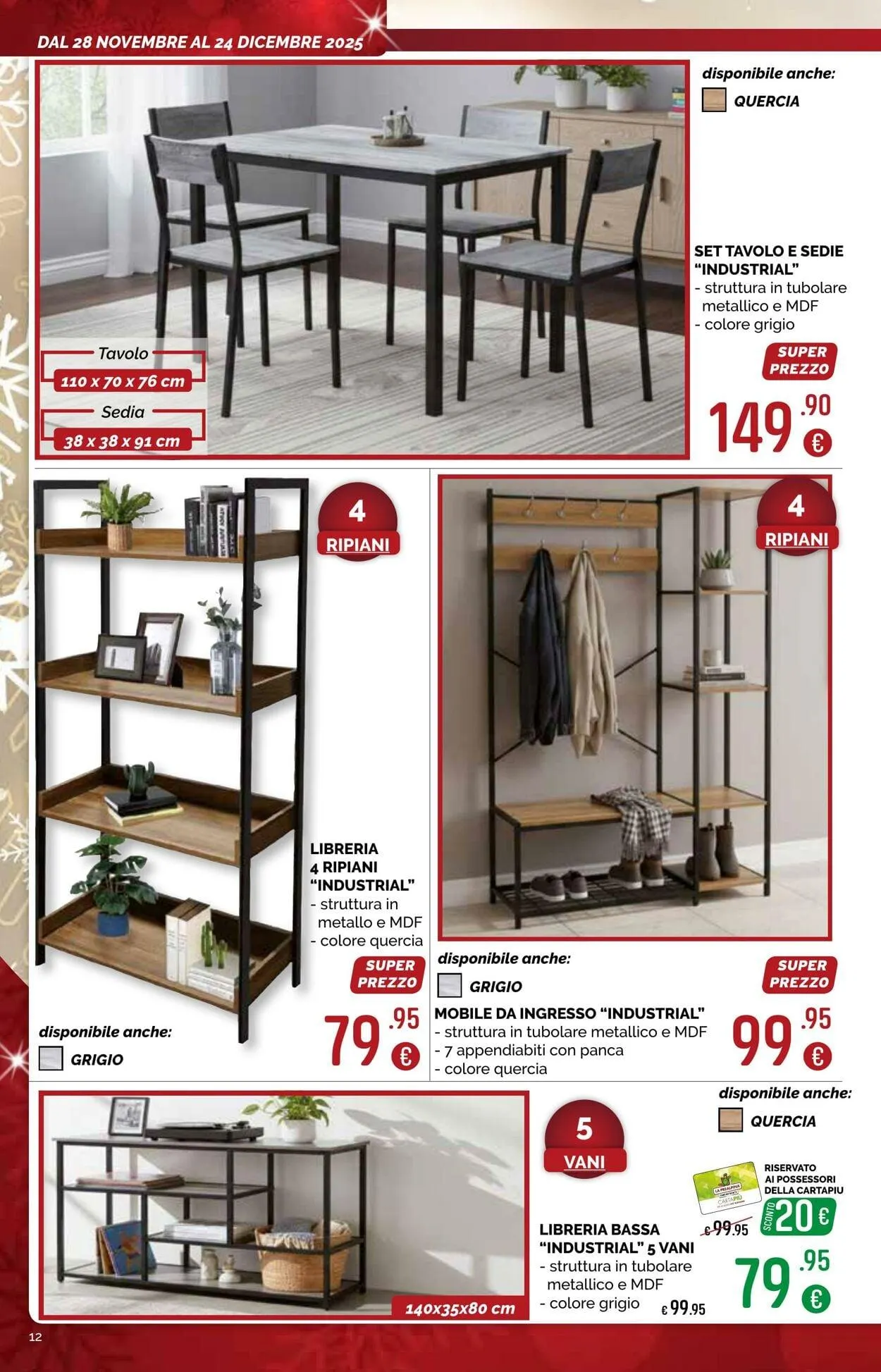 La Prealpina Volantino attuale da 8 dicembre a 22 dicembre di 2025 - Pagina del volantino 12