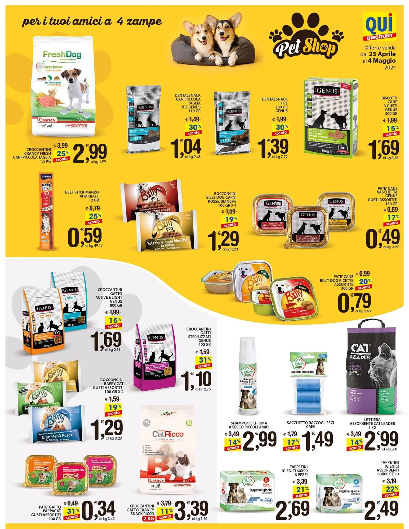 Volantino Qui Discount da 23 aprile a 4 maggio di 2024 - Pagina del volantino 7