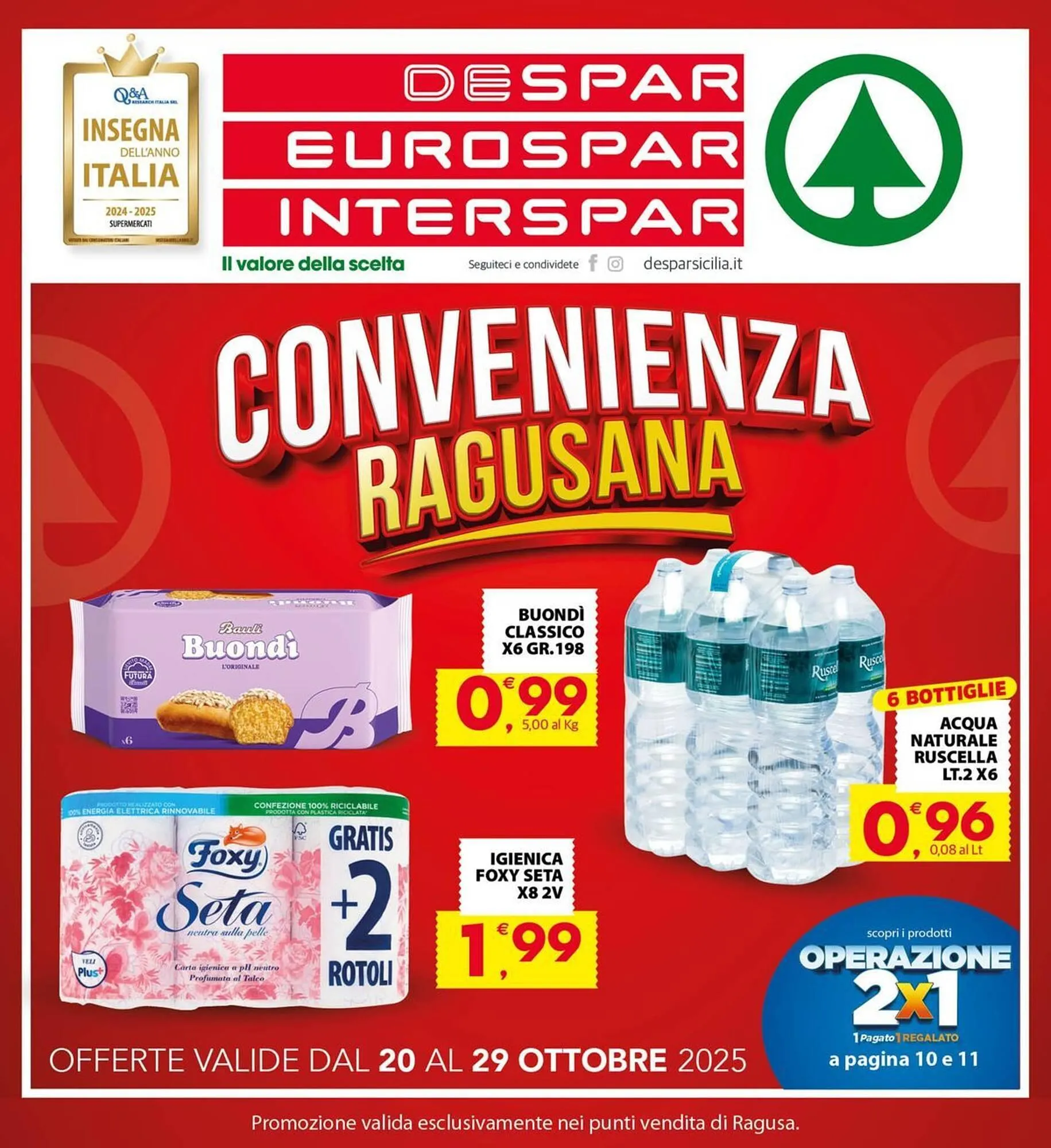 Volantino Despar da 20 ottobre a 29 ottobre di 2025 - Pagina del volantino 1