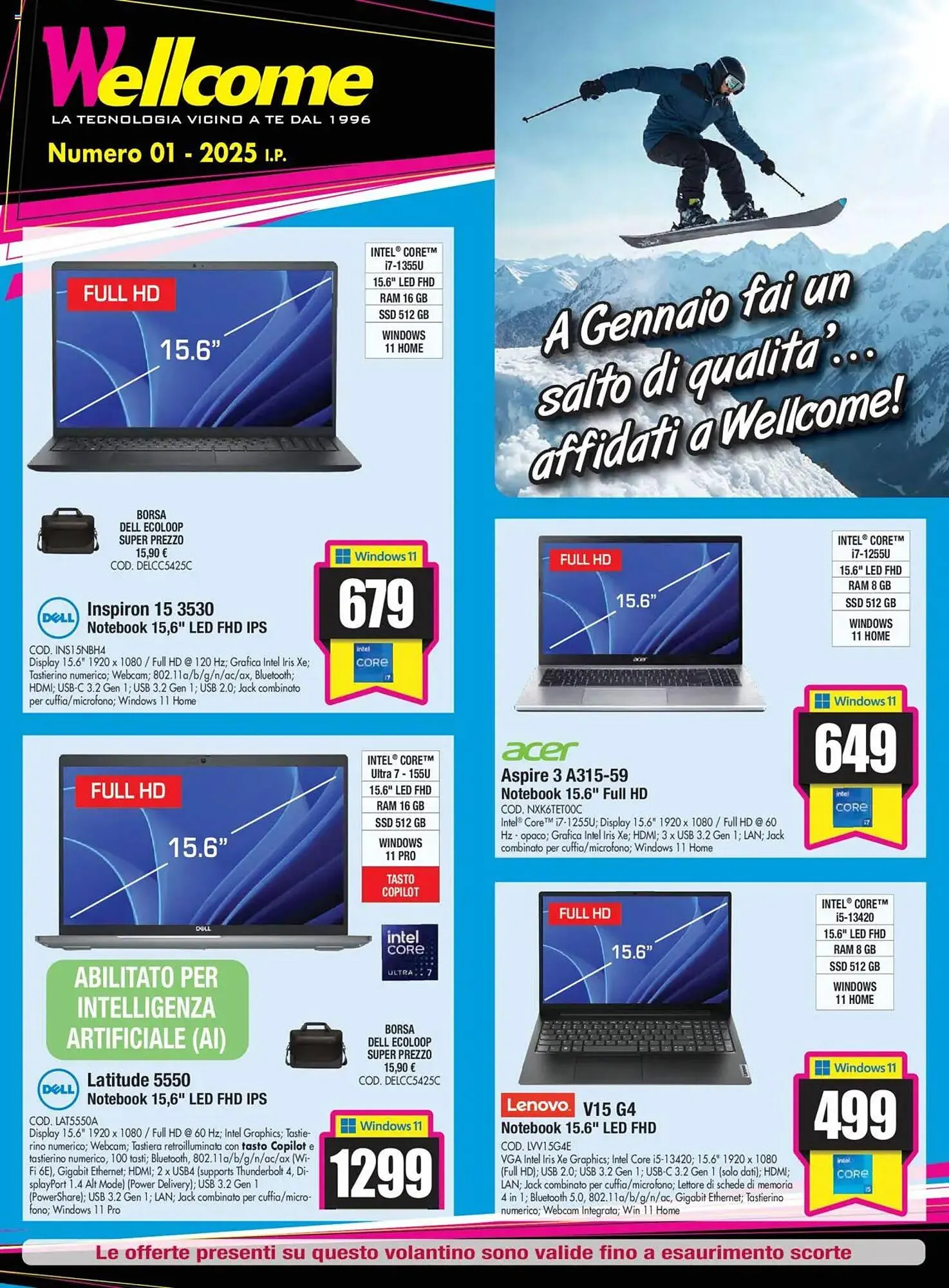 Volantino Wellcome - 1