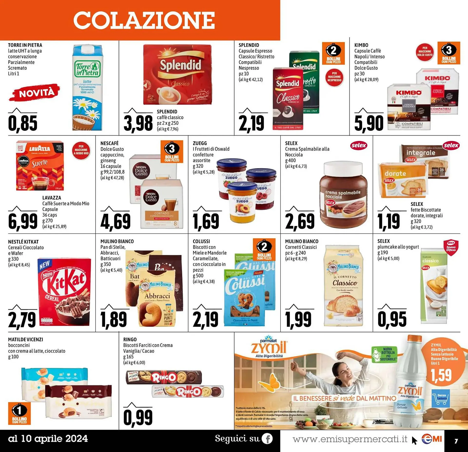 Volantino Emi Supermercati da 3 aprile a 10 aprile di 2024 - Pagina del volantino 7