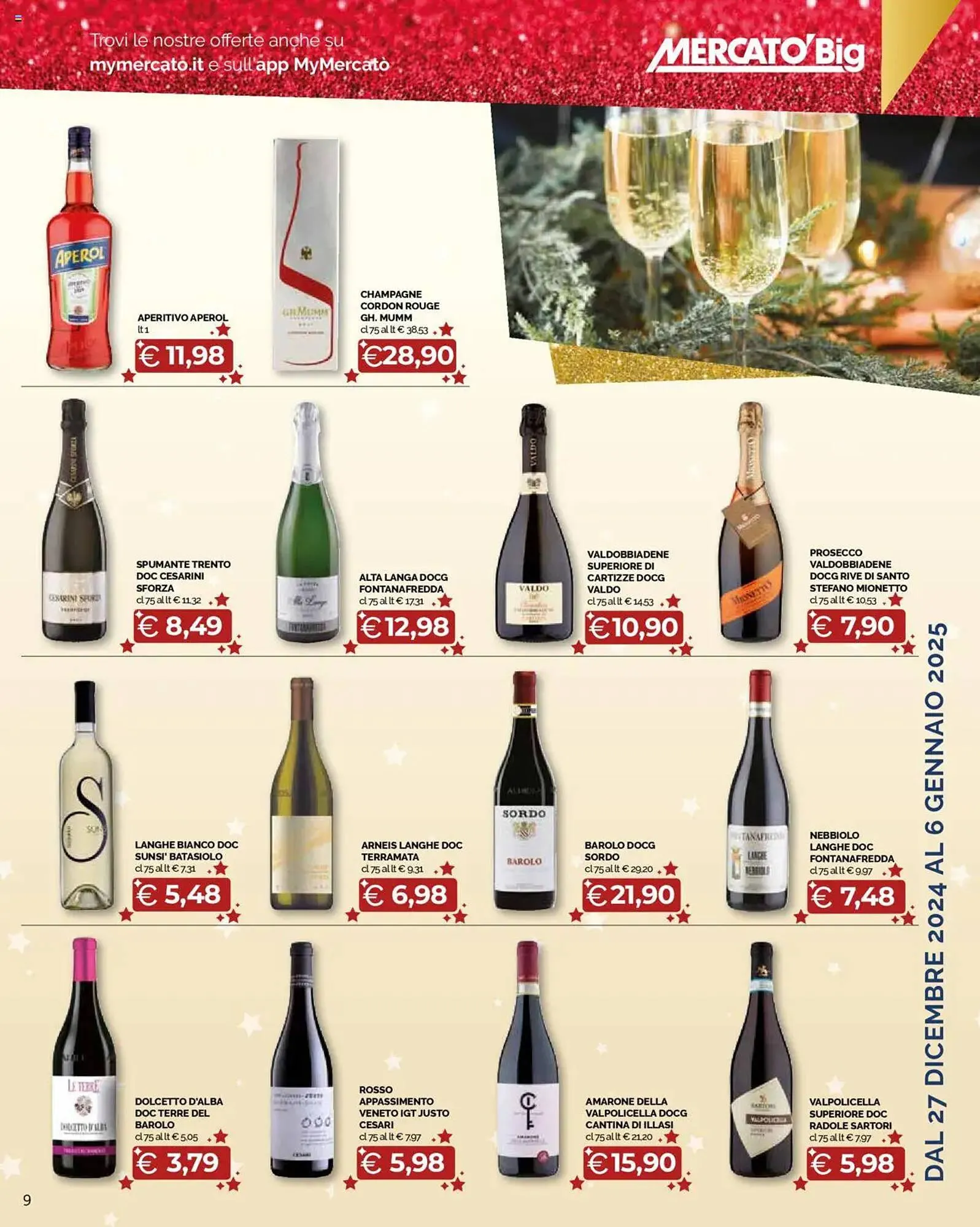 Volantino Mercatò Big da 27 dicembre a 6 gennaio di 2025 - Pagina del volantino 9
