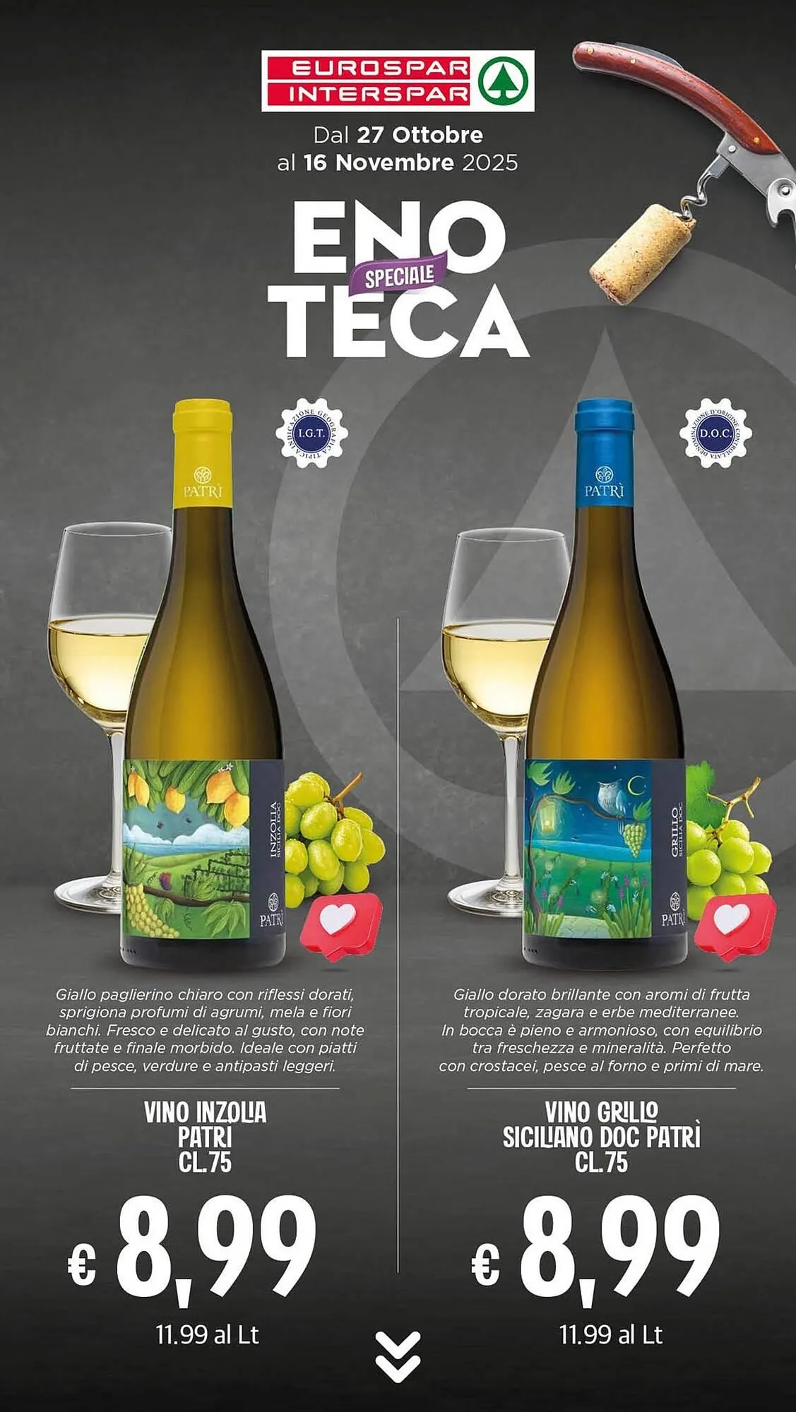 Volantino Eurospar da 27 ottobre a 16 novembre di 2025 - Pagina del volantino 16