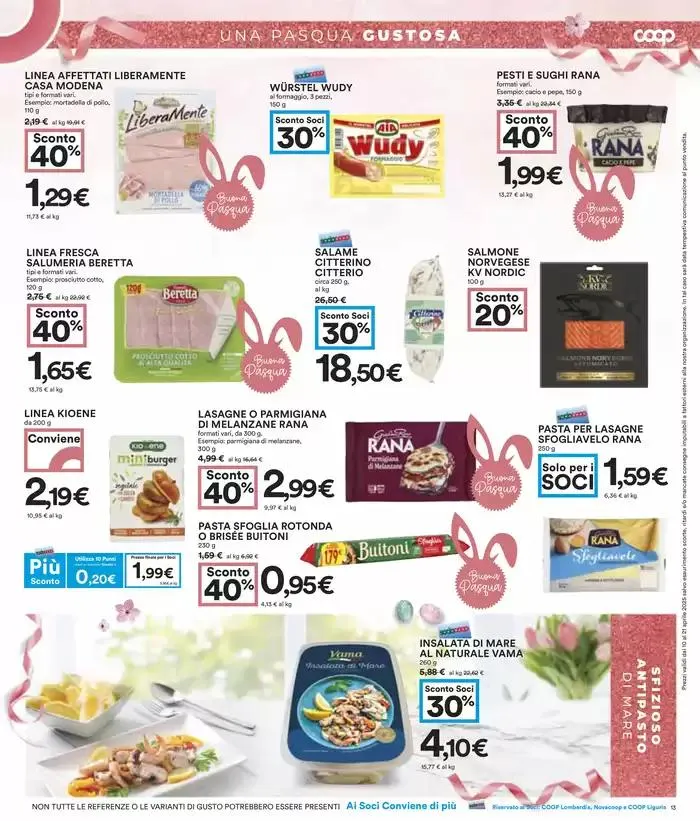 40 prodotti al 40% di sconto da 10 aprile a 21 aprile di 2025 - Pagina del volantino 13