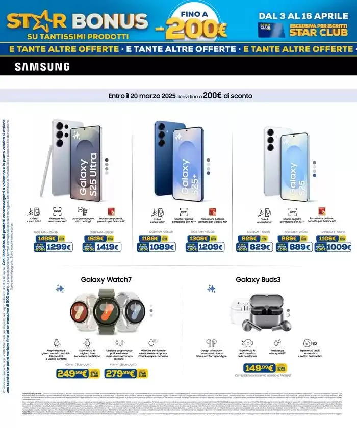Star bonus -200€ su tantissimi prodotti da 3 aprile a 16 aprile di 2025 - Pagina del volantino 2