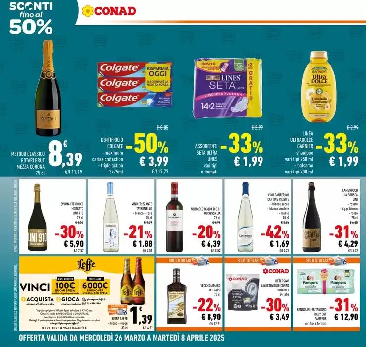 Sconti Fino al 50% da 26 marzo a 8 aprile di 2025 - Pagina del volantino 10