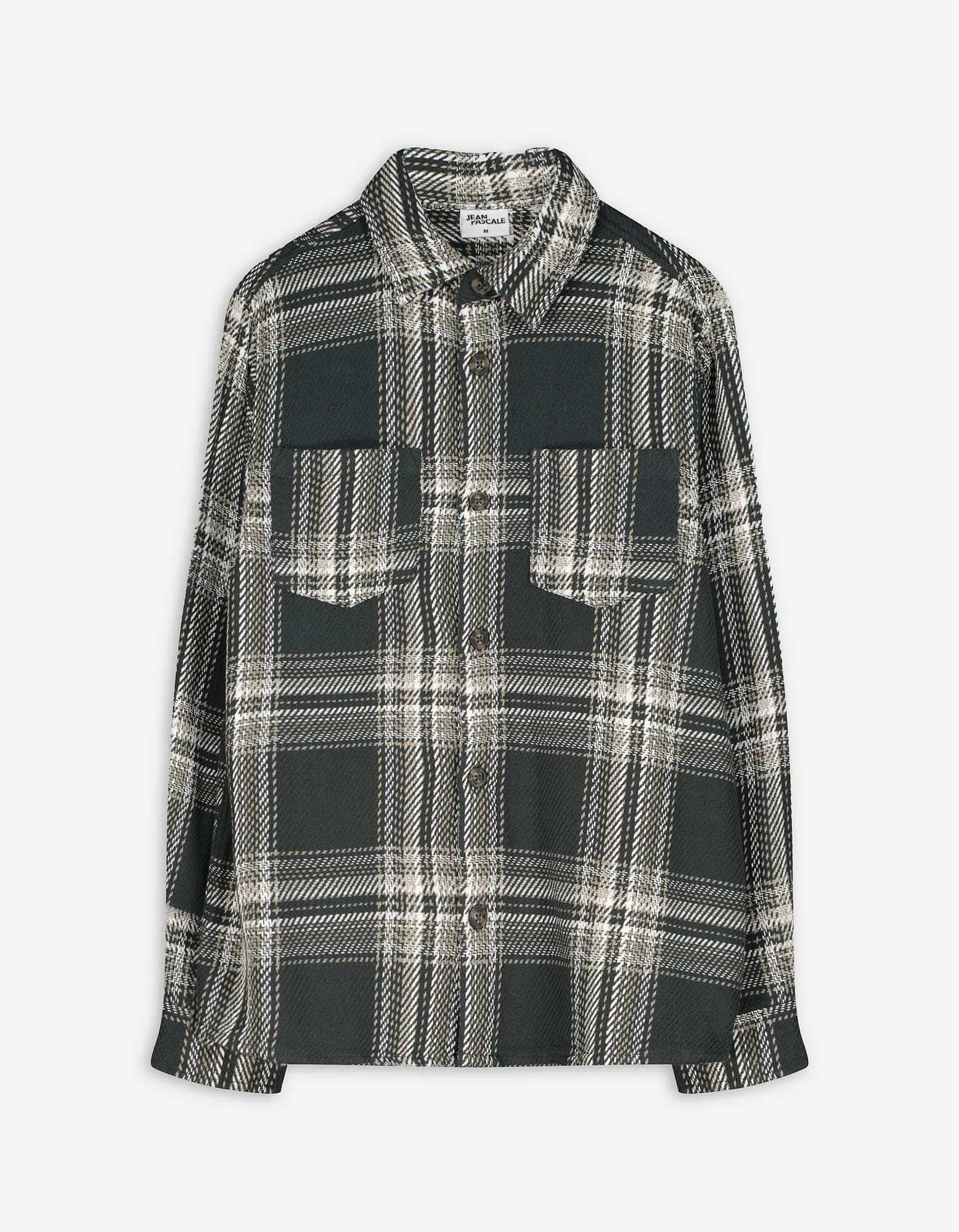 Camicia - Motivo a quadri - verde scuro