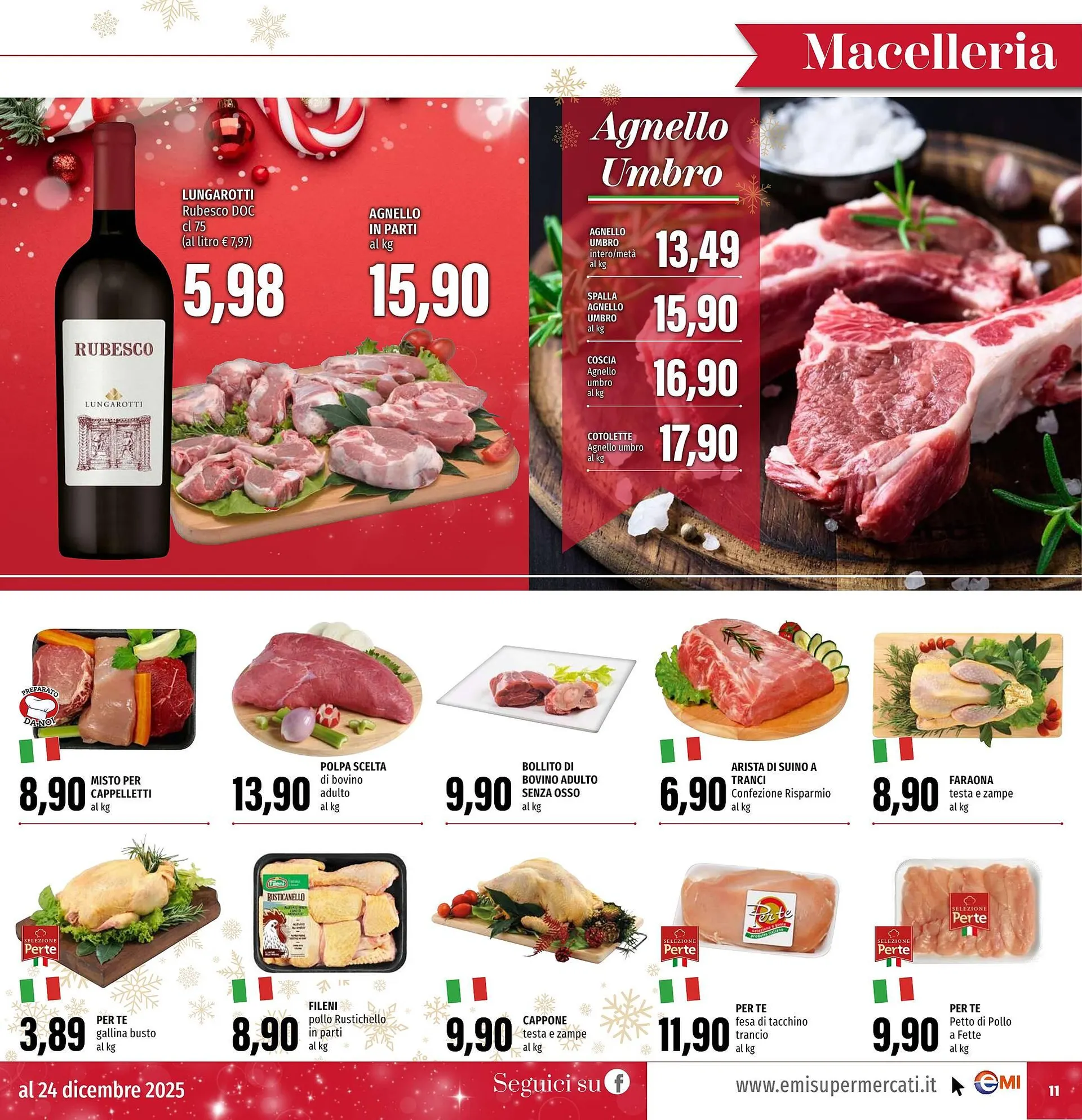 Volantino Emi Supermercati da 11 dicembre a 24 dicembre di 2025 - Pagina del volantino 11