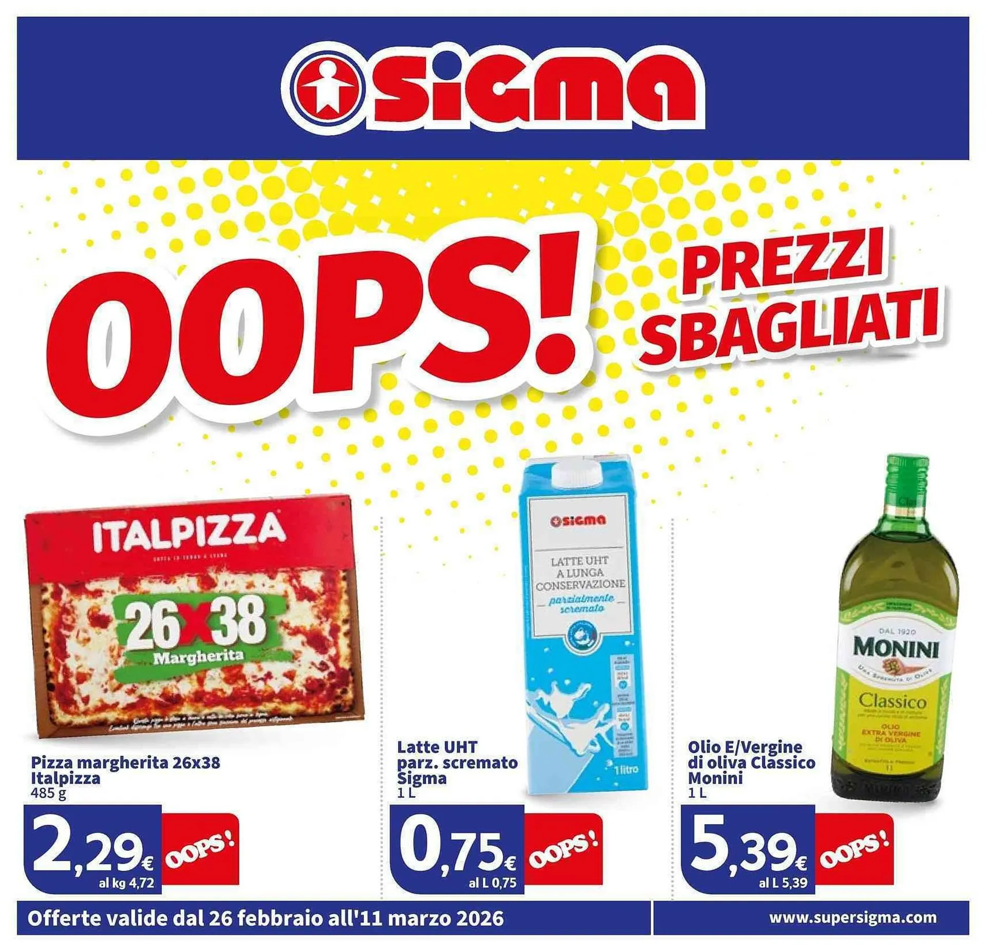 Volantino Sigma da 26 febbraio a 11 marzo di 2026 - Pagina del volantino 1