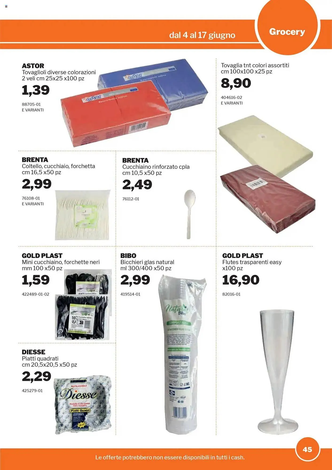 Volantino GrosMarket da 4 giugno a 17 giugno di 2025 - Pagina del volantino 45