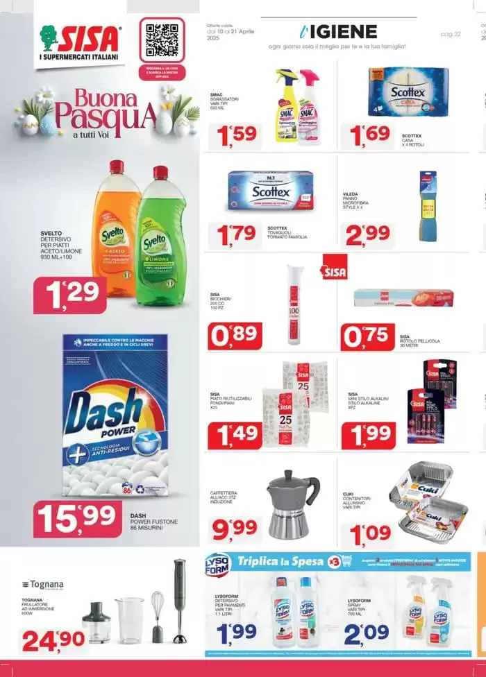 Buona Pasqua da 10 aprile a 21 aprile di 2025 - Pagina del volantino 22