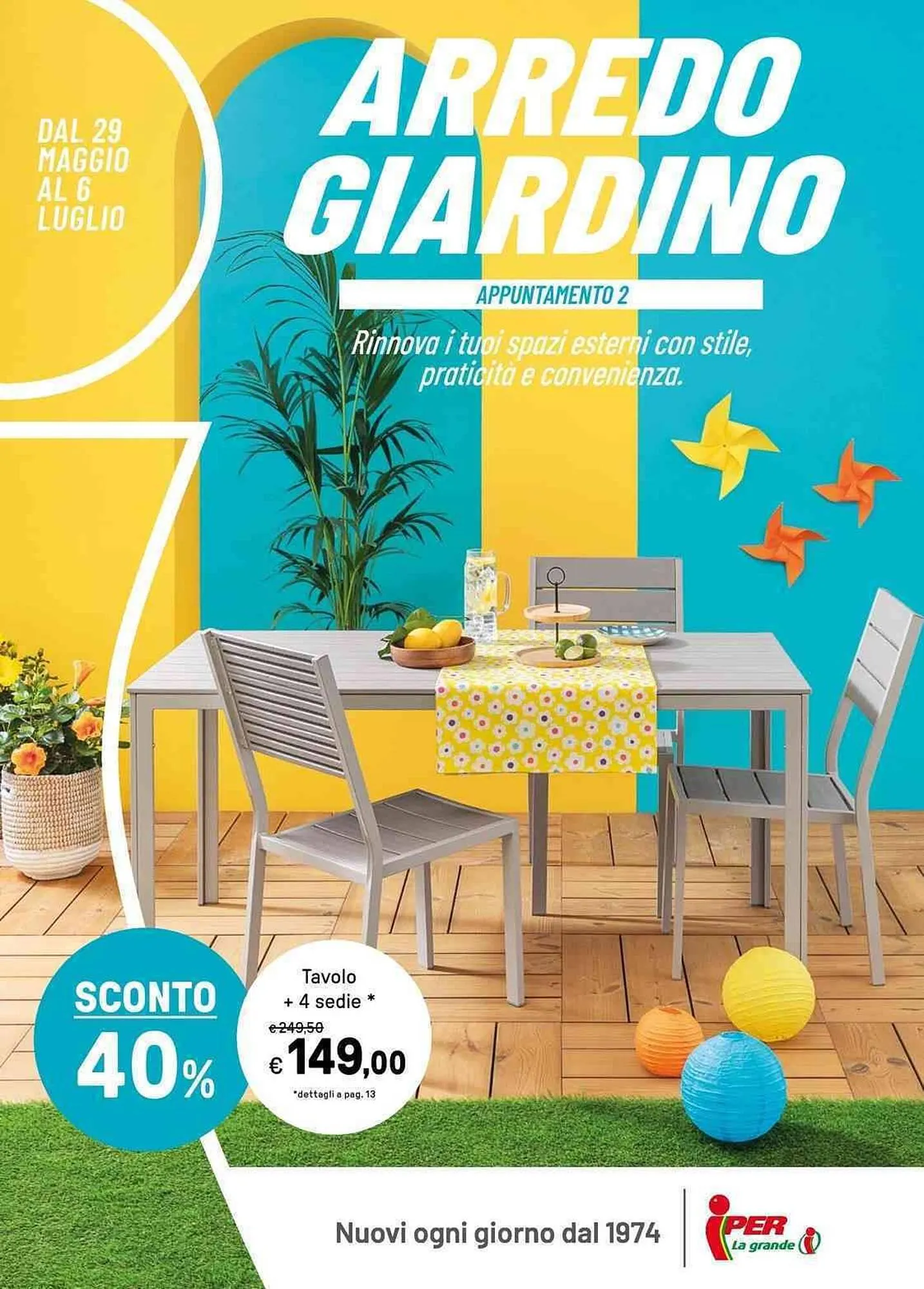 Volantino Iper La Grande da 29 maggio a 6 luglio di 2025 - Pagina del volantino 1