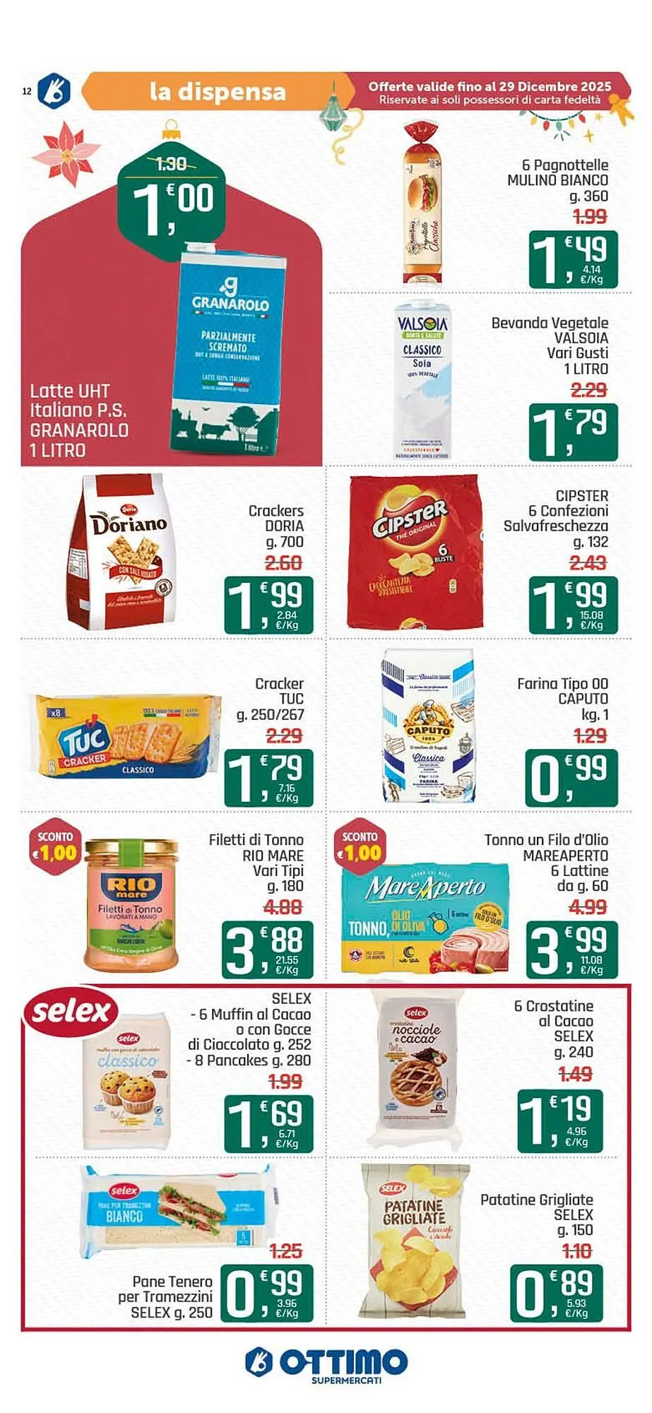 Volantino Ottimo Market da 16 dicembre a 31 dicembre di 2025 - Pagina del volantino 12
