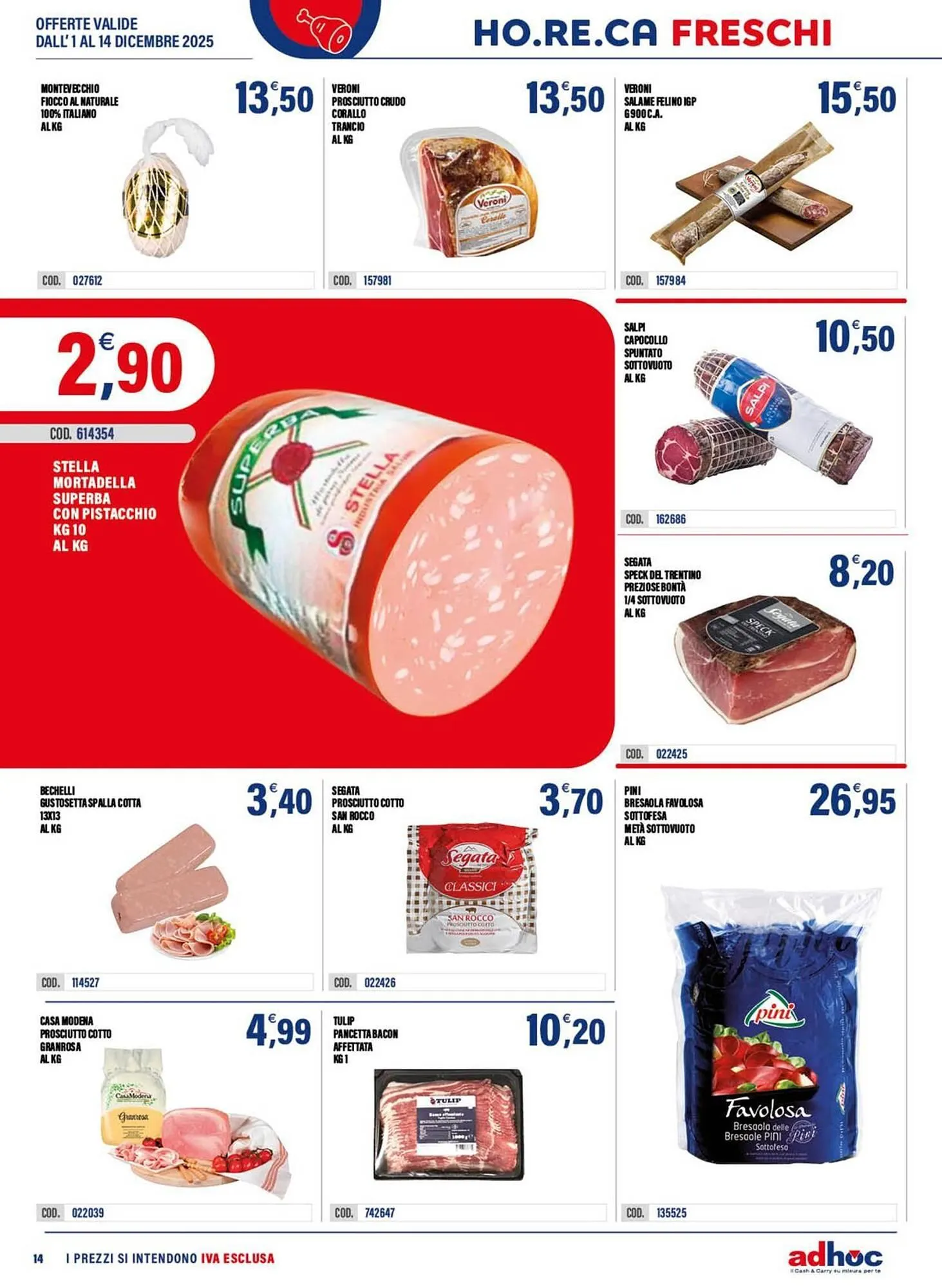 Volantino Adhoc da 2 dicembre a 14 dicembre di 2025 - Pagina del volantino 14