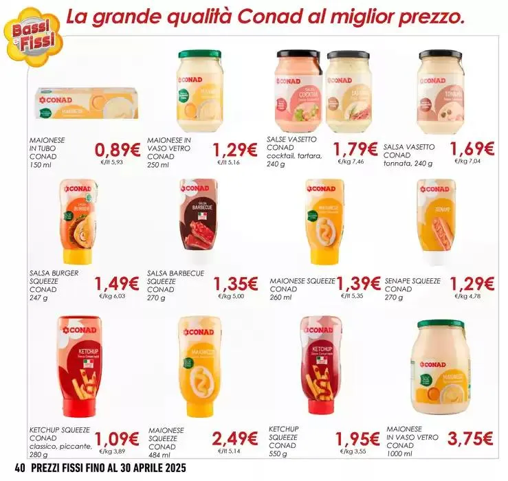 BASSI & FISSI da 2 gennaio a 30 aprile di 2025 - Pagina del volantino 40