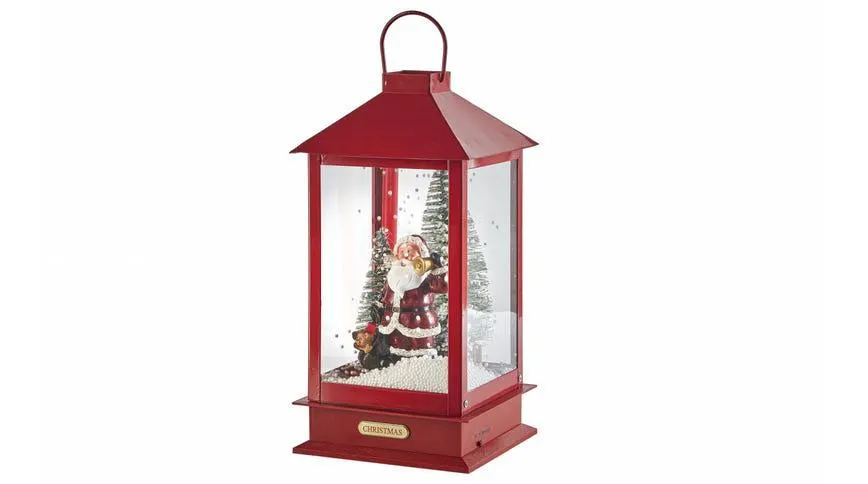 Snowy lanterna LED natalizia H39 cm