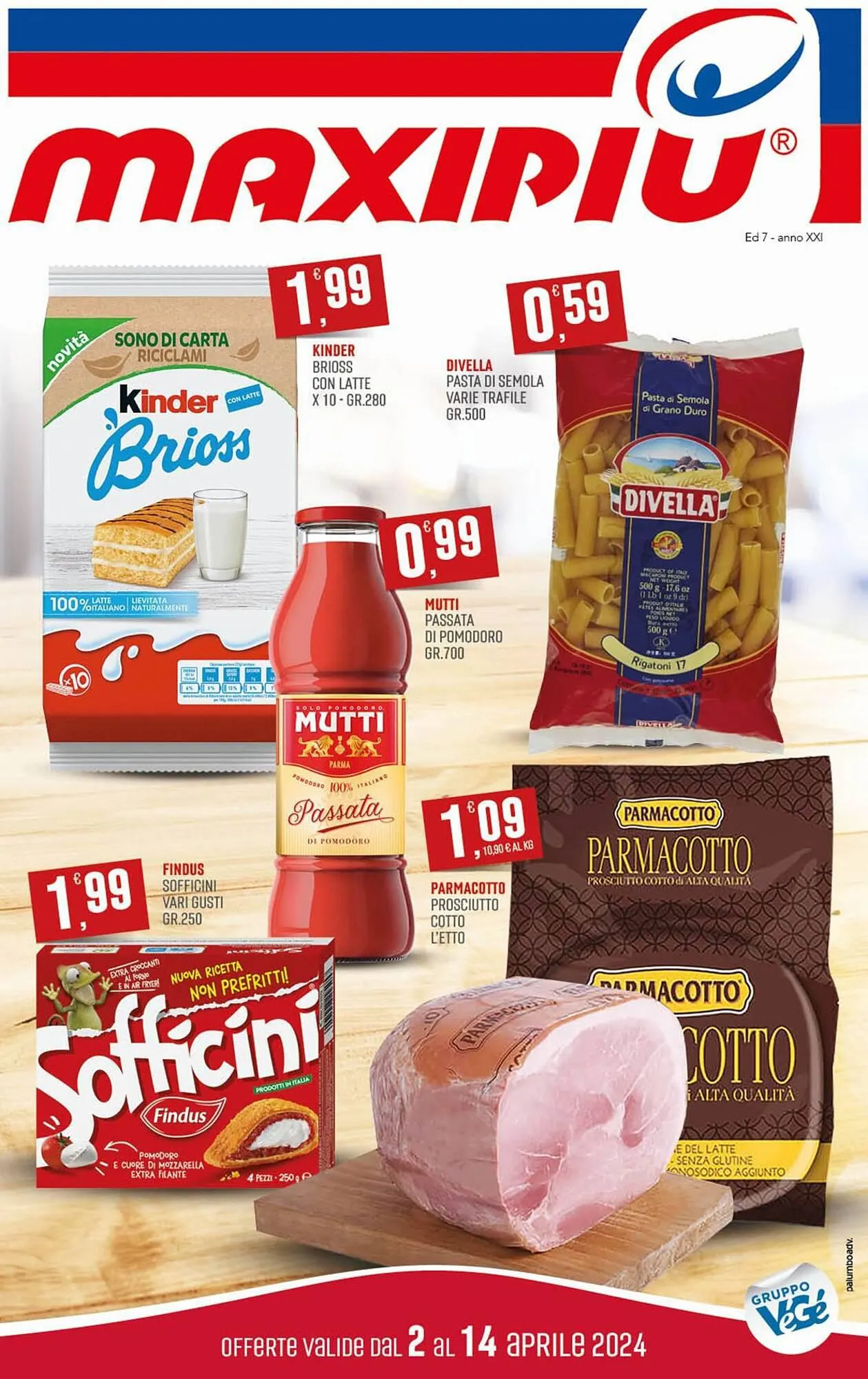 Volantino Maxipiù da 2 aprile a 14 aprile di 2024 - Pagina del volantino