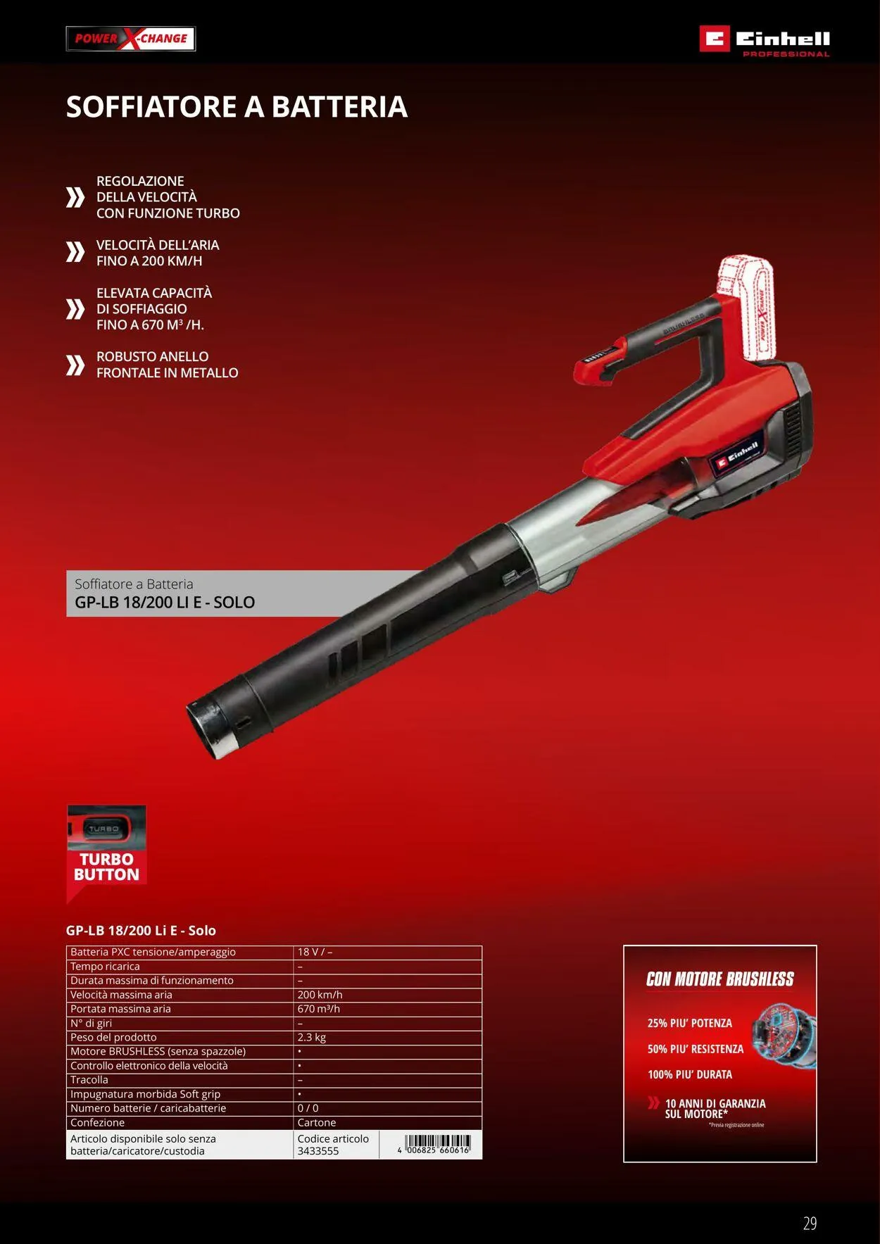 Einhell da 17 giugno a 17 settembre di 2025 - Pagina del volantino 29