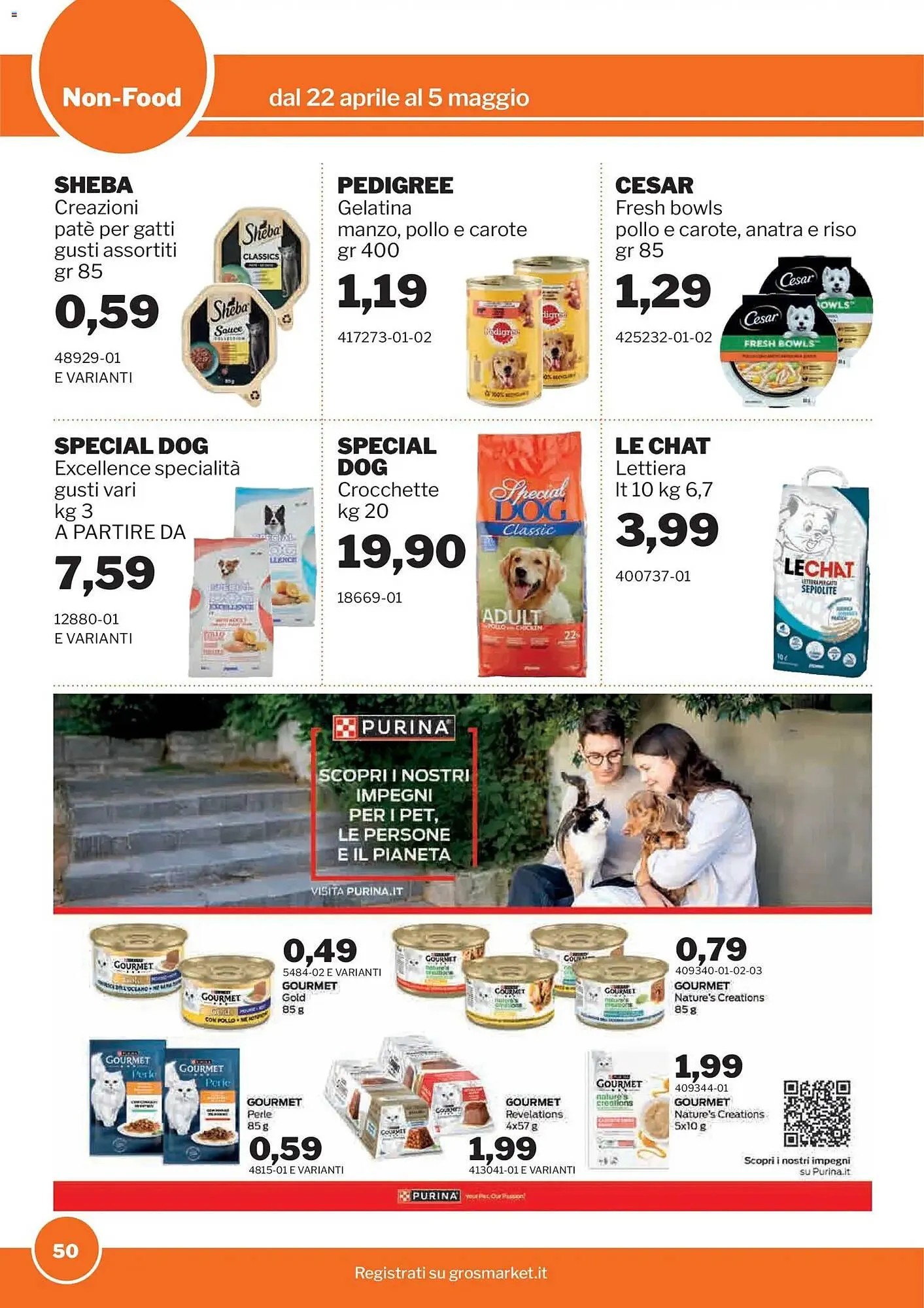 Volantino GrosMarket da 22 aprile a 5 maggio di 2026 - Pagina del volantino 50