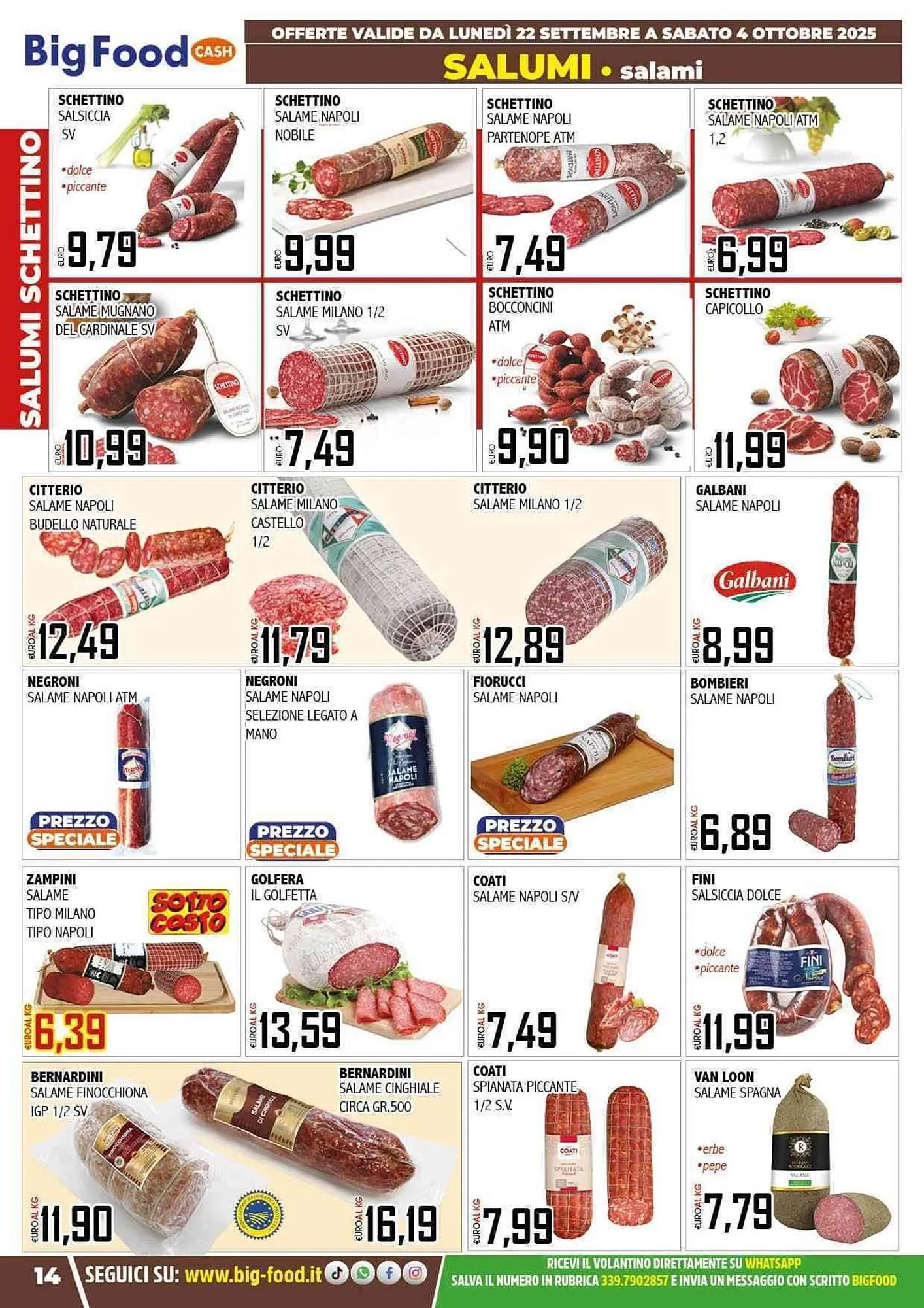 Volantino Big Food da 22 settembre a 4 ottobre di 2025 - Pagina del volantino 14