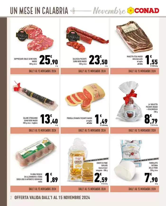Un Mese in Calabria da 1 novembre a 30 novembre di 2024 - Pagina del volantino 2