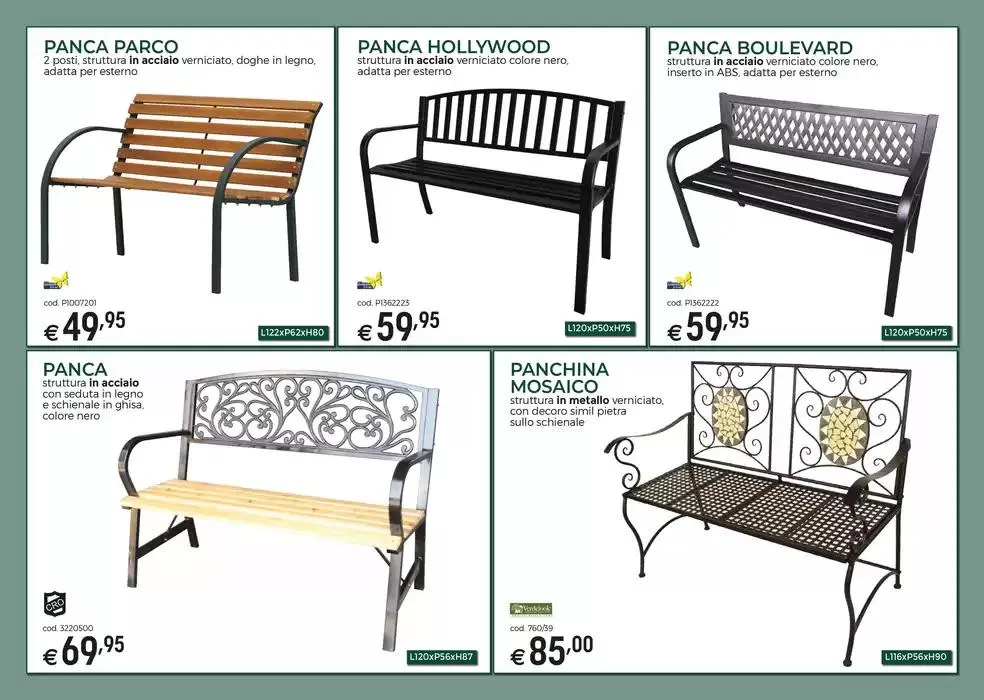 Arredo Giardino da 19 marzo a 22 settembre di 2025 - Pagina del volantino 13