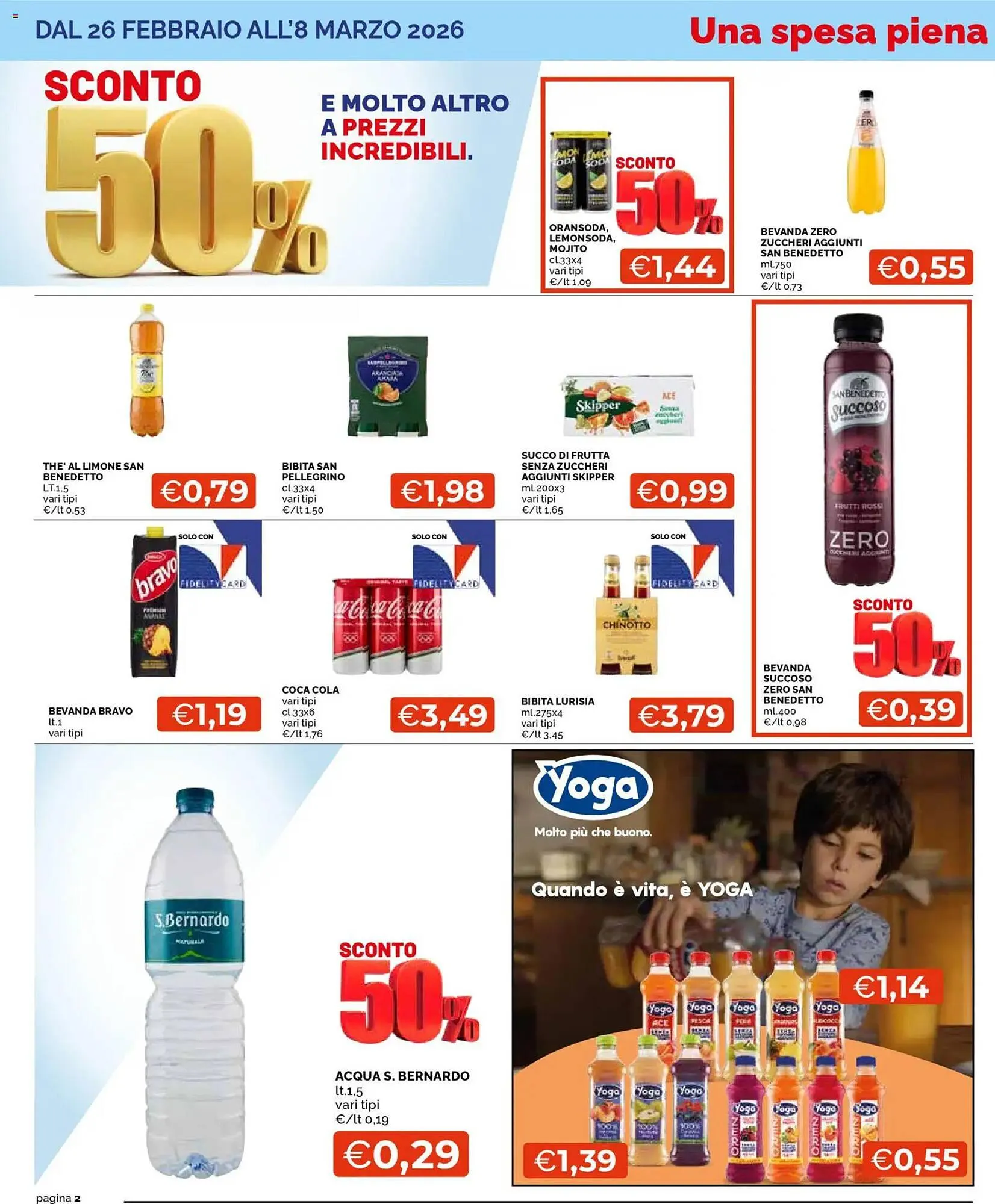 Volantino Mercatò da 26 febbraio a 8 marzo di 2026 - Pagina del volantino 2