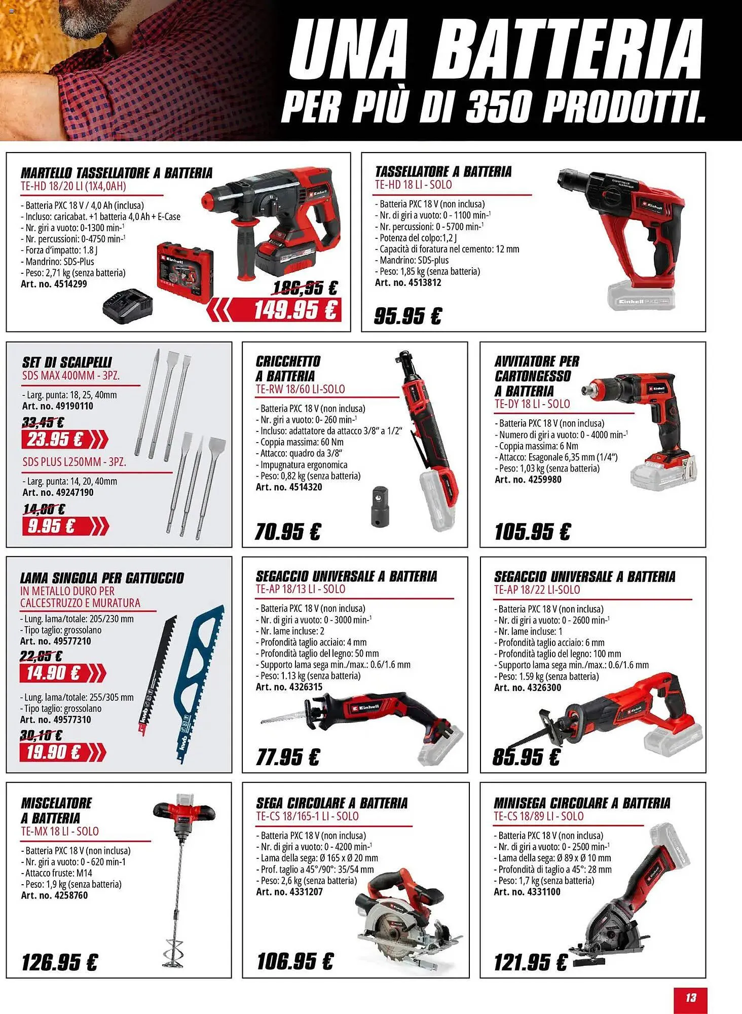 Volantino Einhell da 2 febbraio a 31 maggio di 2026 - Pagina del volantino 13