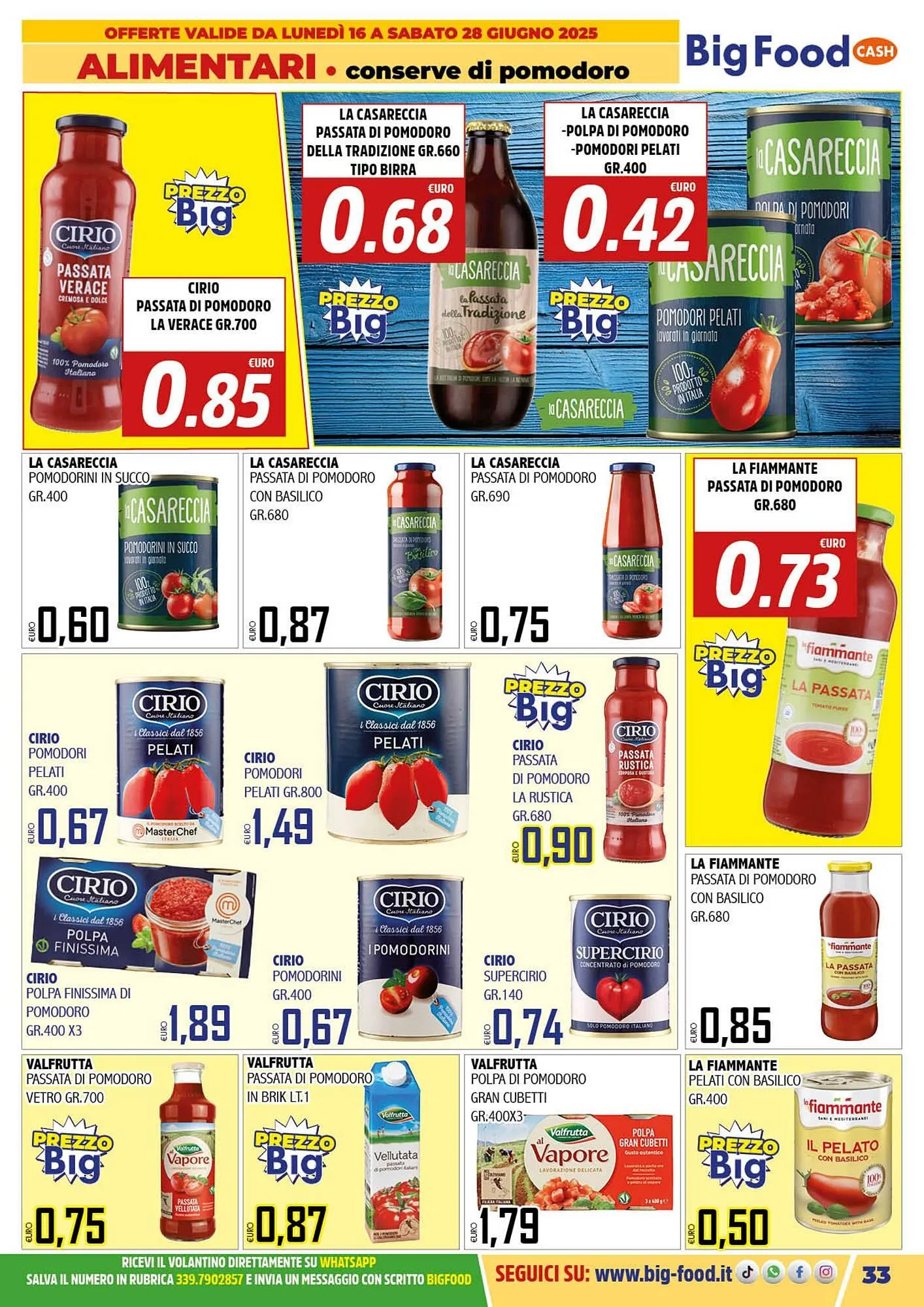 Volantino Big Food da 16 giugno a 28 giugno di 2025 - Pagina del volantino 25